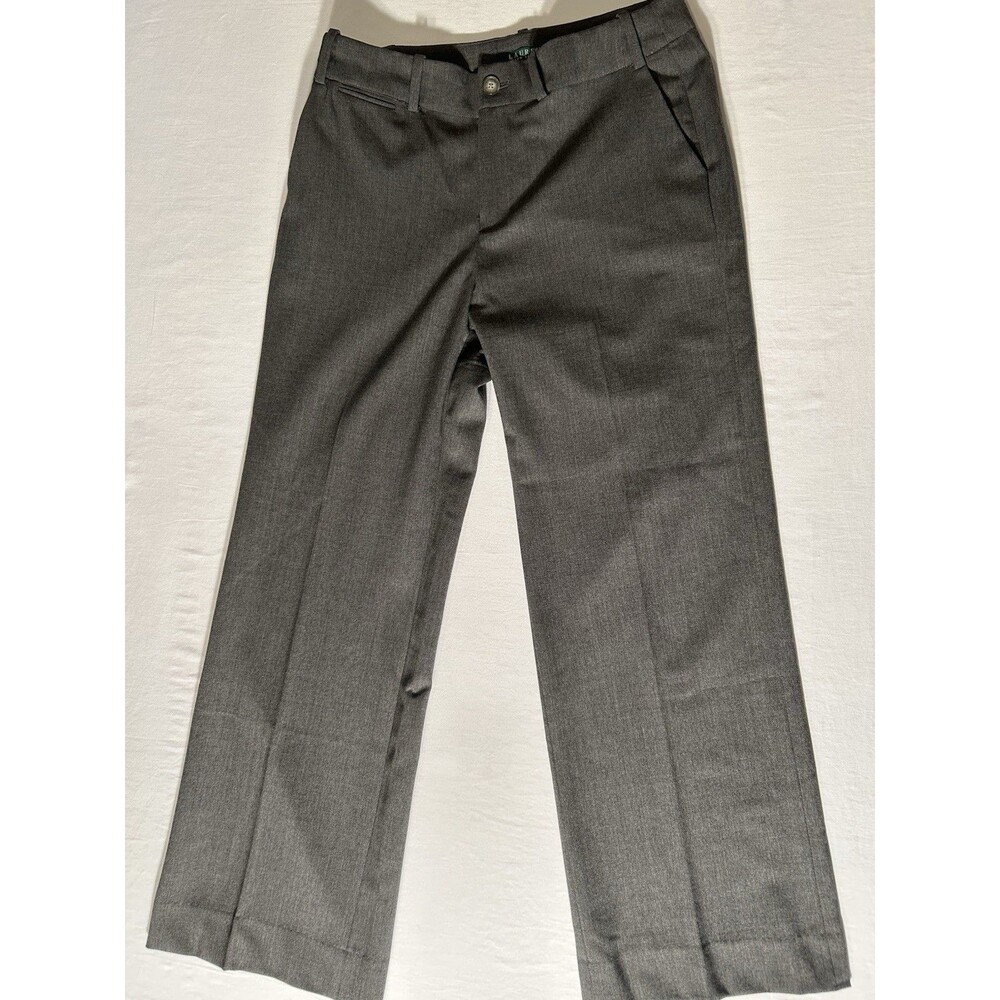 Lauren Ralph Lauren Women’s Size 8 Gray Wool Blend Dress Pants 30x28 Stretch